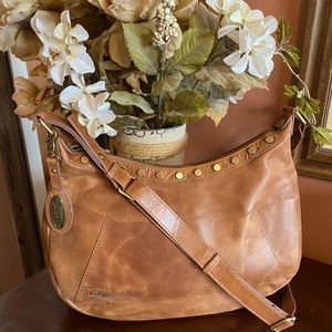 BORN made in India Leather crossbody bag